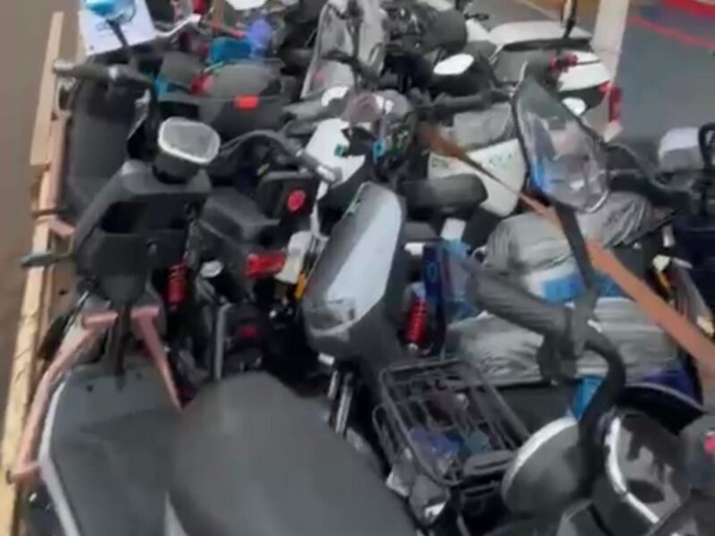 Motos elétricas do Paraguai são apreendidas durante operação conjunta