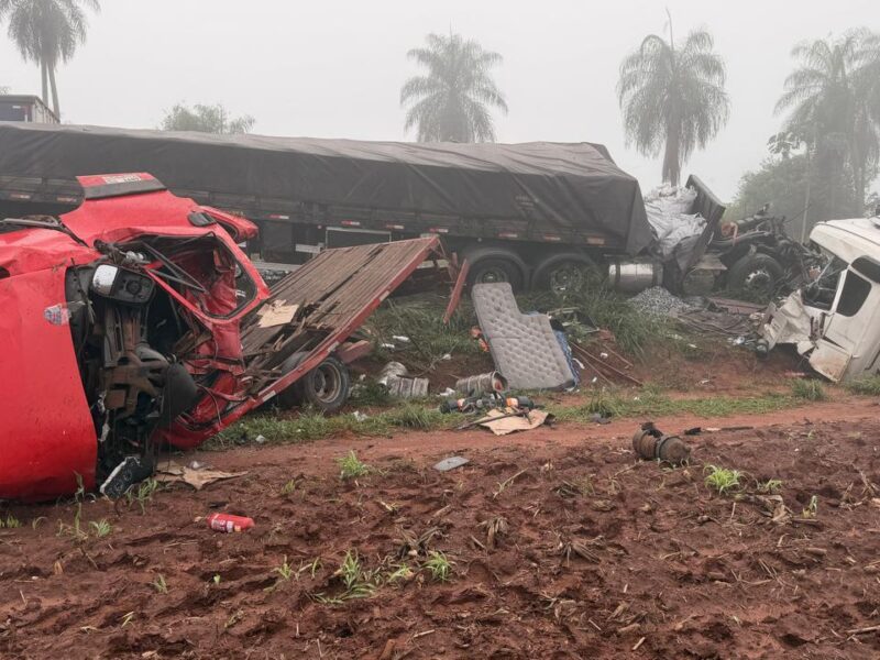 Caminhoneiro morto em acidente entre Itaporã e Maracaju tinha 67 anos; outra vítima segue sem identificação