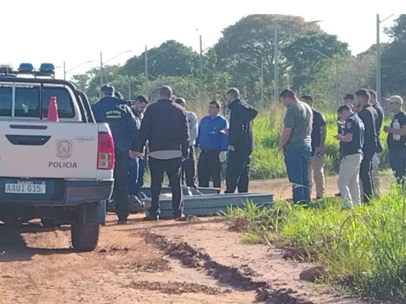 Polícia confirma que corpo encontrado em estrada vicinal é de homem sequestrado em Pedro Juan