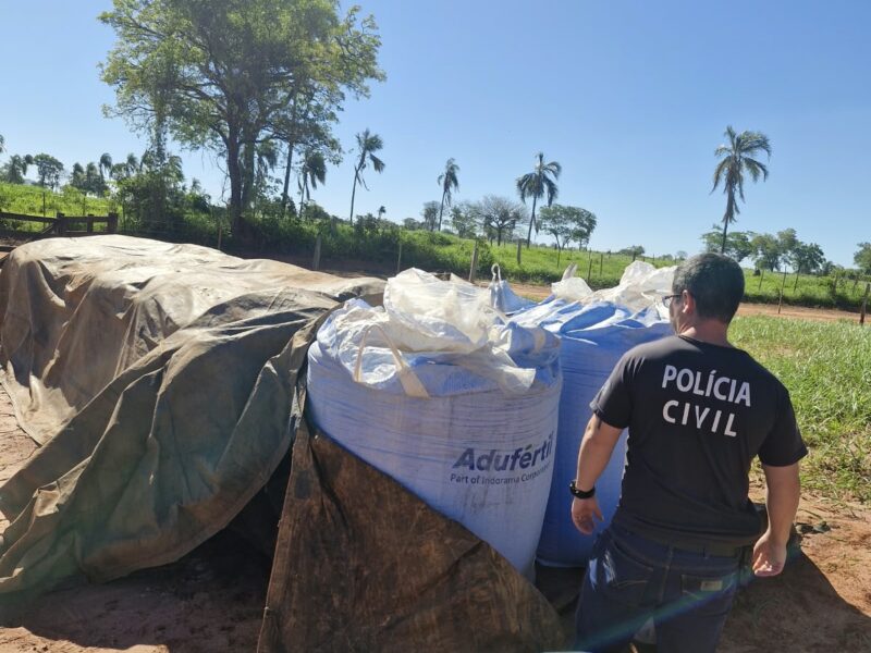Polícia recupera cerca de 20 toneladas de insumos furtados de empresa de celulose