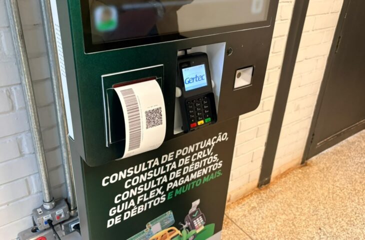 Totens digitais do Detran-MS alcançam 4 mil atendimentos em três semanas